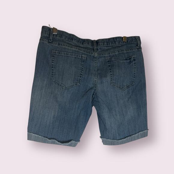 Womens Mossimo Bermuda Jean Shorts Size 15  Summer Cool Babe - Picture 6 of 7